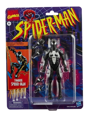 Figura de colección Marvel: Legends Series Symbiote Spider-Man collectors Marvel Legends
