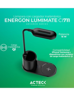 Lámpara de mesa Acteck led