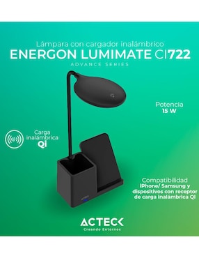 Lámpara de mesa Acteck led