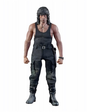 Figura De Colección John Rambo Threezero Articulado