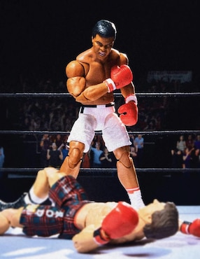 Set figuras WWE Muhammad Ali collectors Mattel
