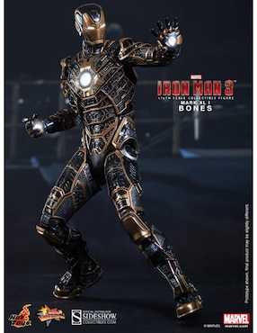 Figura de colección Marvel Studios: Iron Man Iron Man collectors Hot Toys con luz