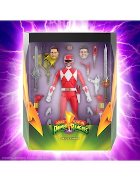Figura de colección Power Rangers Red Ranger collectors Super 7