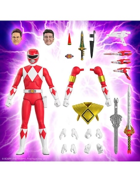Figura de colección Power Rangers Red Ranger collectors Super 7