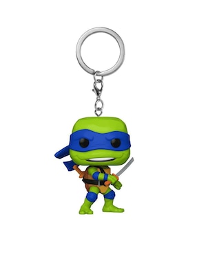 Llavero Funko Pocket Pop Keychan Leonardo De Plástico Y Metal