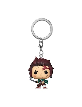 Llavero Funko Pocket Pop Keychan Tanjiro Kamado De Plástico Y Metal