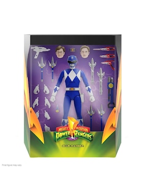 Figura de colección Power Rangers Blue Ranger collectors Super 7