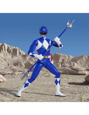 Figura de colección Power Rangers Blue Ranger collectors Super 7