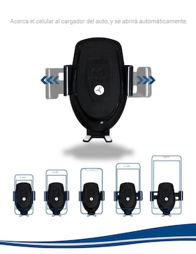 Soporte para celular con cargador Techzone inalámbrica