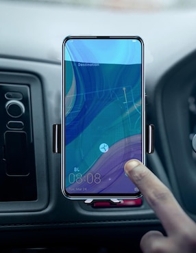 Soporte para celular con cargador Techzone inalámbrica