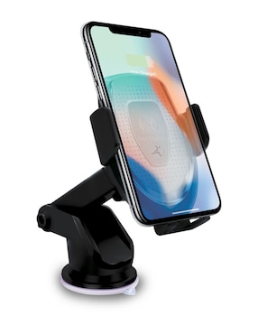 Soporte para celular con cargador Techzone inalámbrica