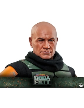 Figura de colección Star Wars The Book Of Boba Fett deluxe Hot Toys con luz