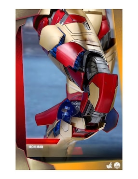 Figura de colección Marvel Studios: Iron Man Iron Man deluxe Hot Toys con luz