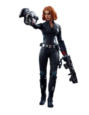 Figura De Colección Marvel Avengers Age Of Ultron Black Widow Hot Toys Articulada