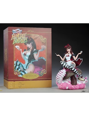 Estatua articulada Alice in wonderland Alice chase Sideshow