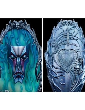 Estatua articulada Disney Evil Queen deluxe Sideshow con luz