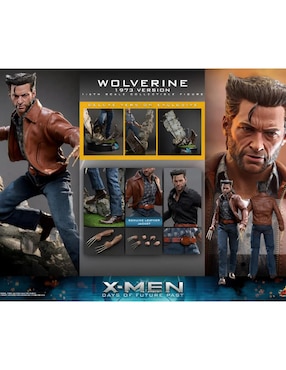 Figura de colección X-Men Wolverine deluxe Hot Toys
