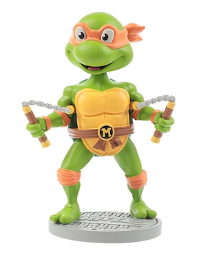 Figura De Colección Tortugas Ninja Michelangelo Neca Cabeza Oscilante