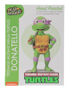 Figura de colección Tortugas Ninja Donatello collectors Neca cabeza oscilante