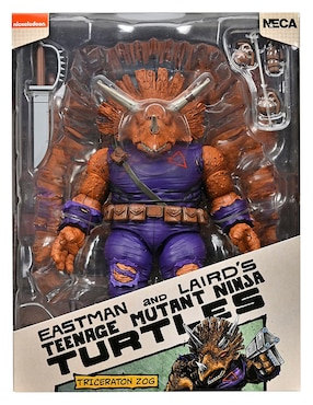 Figura de colección Teenage Mutant Ninja Turtle Zog Neca articulado