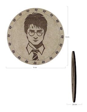 Set de Portavasos Impremli Harry Potter de madera 6 piezas
