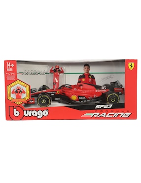 Vehículo Bburago Formula Racing Charles Leclerc SF 23