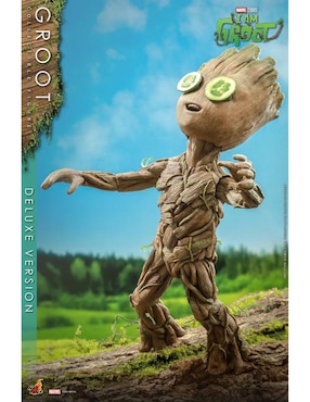 Figura de colección I am Groot Groot deluxe Hot Toys