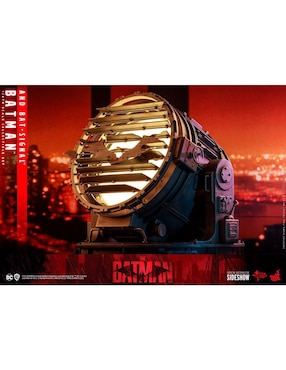 Figura de colección The Batman Movie Hot Toys con luz articulado