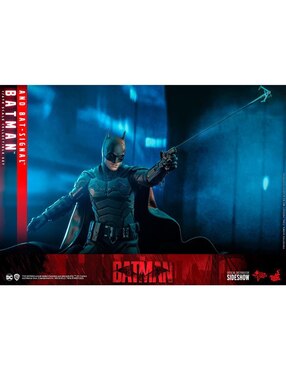 Figura de colección The Batman Movie Hot Toys con luz articulado