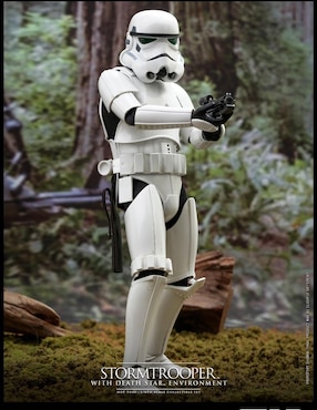 Figura de colección Star Wars Stormtrooper collectors Hot Toys con luz