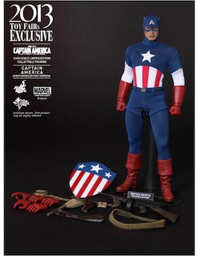 Figura de colección Marvel: Avengers Capitán América Hot Toys