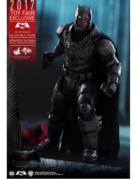 Figura de colección Batman vs Superman Hot Toys con luz articulado