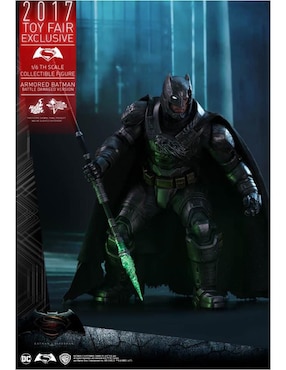 Figura de colección Batman vs Superman Hot Toys con luz articulado