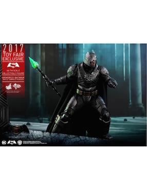 Figura de colección Batman vs Superman Hot Toys con luz articulado