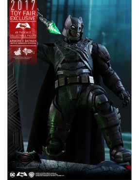 Figura de colección Batman vs Superman Hot Toys con luz articulado