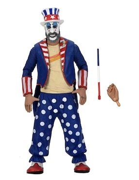 Figura De Colección House Of 1000 Corpses Capitán Spaulding Neca Articulada