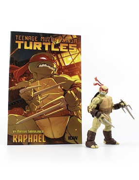 Figura de colección Tortugas Ninja Raphael Novelmex articulada