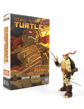 Figura de colección Tortugas Ninja Raphael Novelmex articulada