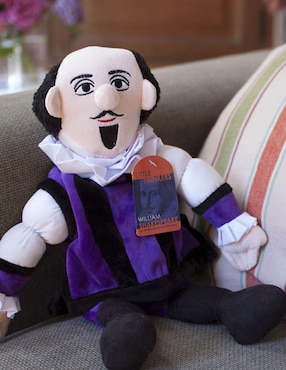 Peluche de William Shakespeare Muñeco Unemployed Philosophers Guild de 12 cm