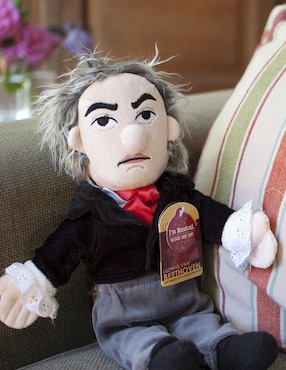 Peluche de Ludwig van Beethoven Muñeco Unemployed Philosophers Guild de 12 cm
