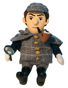 Peluche De Sherlock Holmes Muñeco Unemployed Philosophers Guild