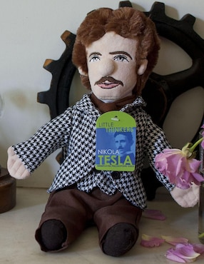 Peluche de Nikola Tesla Muñeco Unemployed Philosophers Guild de 12 cm