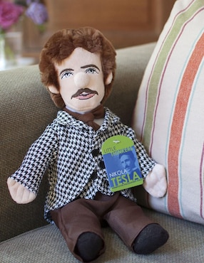 Peluche de Nikola Tesla Muñeco Unemployed Philosophers Guild de 12 cm