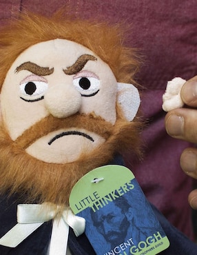 Peluche de Vincent Van Gogh Muñeco Unemployed Philosophers Guild de 12 cm