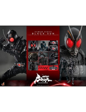 Figura de colección Kamen Rider deluxe Hot Toys con luz