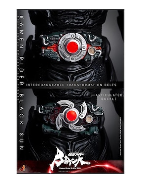 Figura de colección Kamen Rider deluxe Hot Toys con luz
