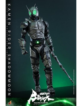 Figura de colección Kamen Rider Shadow Moon collectors Hot Toys con luz