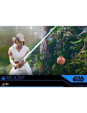 Set figuras acción Star Wars The Force Awakens Rey y D-O collectors Hot Toys