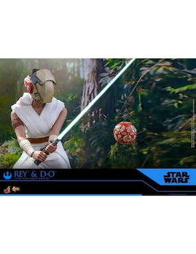 Set figuras acción Star Wars The Force Awakens Rey y D-O collectors Hot Toys