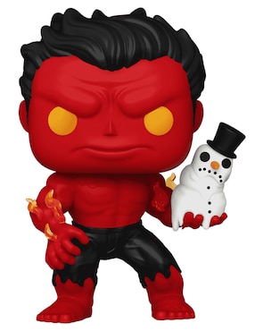 Funko POP! Marvel Red Hulk Cabeza Oscilante